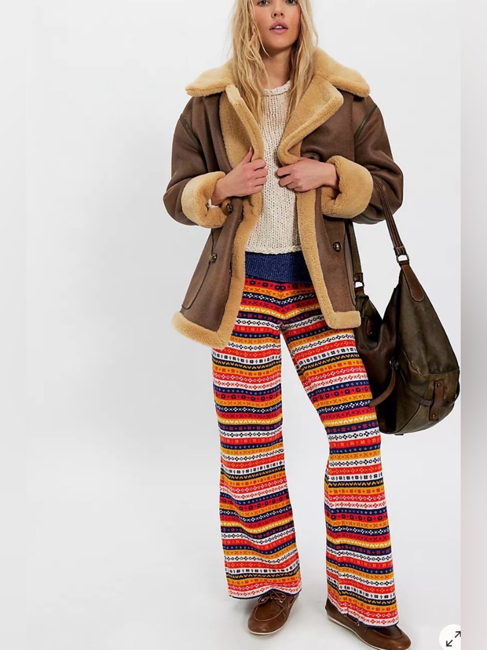 Free People Pants Women’s XL Nova Knit Flare Pants NWT